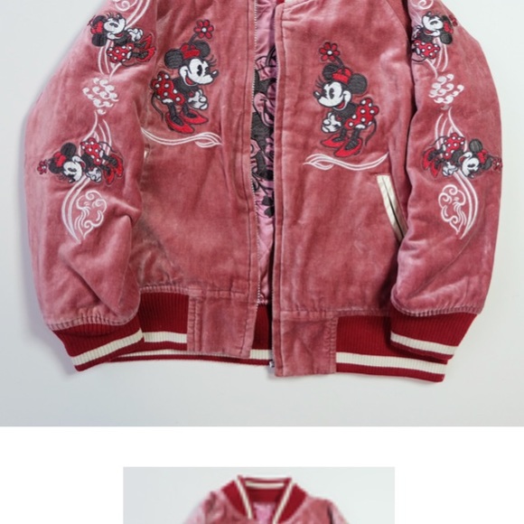 🚫SOLD🚫Sukajan Japan Minnie Mouse bomber jacket - Picture 4 of 6